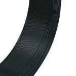 Vidaxl fil de liaison de clture 250 m 1, 4 / 2 mm acier vert noirtre