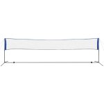 Vidaxl filet de badminton avec volants 600 x 155 cm