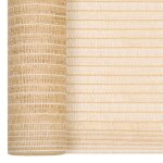 Vidaxl filet brise - vue beige 1, 5x10 m pehd 150 g / m�
