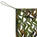 Vidaxl filet de camouflage avec sac de rangement 4 x 8 m