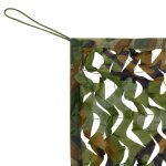 Vidaxl filet de camouflage avec sac de rangement 4 x 4 m