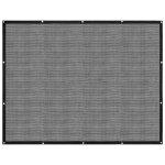 Vidaxl filet de conteneur pehd 3, 5 x 5 m noir