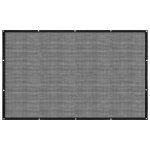 Vidaxl filet de conteneur pehd 3x6 m noir