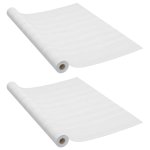 Vidaxl films autoadhsifs pour meubles 2 pcs bois blanc 500x90 cm pvc