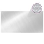 Vidaxl film solaire de piscine pe rectangulaire flottant 10x5m argent