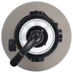 Vidaxl filtre  sable pour piscine avec vanne 4 positions gris 350 mm