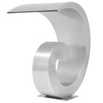 Vidaxl fontaine d'étang acier inoxydable 50 x 30 x 53 cm argenté Vidaxl fontaine d'étang acier inoxydable 50 x 30 x 53 cm argenté
