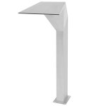 Vidaxl fontaine d'étang acier inoxydable 50 x 30 x 90 cm argenté Vidaxl fontaine d'étang acier inoxydable 50 x 30 x 90 cm argenté