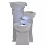 Vidaxl fontaine d'intrieur avec lampe led polyrsine