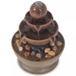 Vidaxl fontaine d'intrieur avec pompe polyrsine