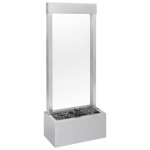 Vidaxl fontaine de jardin argenté 39x22x108, 5 cm acier inoxydable Vidaxl fontaine de jardin argenté 39x22x108, 5 cm acier inoxydable