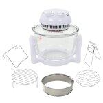 Vidaxl four à convection halogène avec bague d'extension 800 w 10 l Vidaxl four à convection halogène avec bague d'extension 800 w 10 l