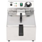 Vidaxl friteuse lectrique acier inoxydable 10 l 3000 w