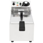Vidaxl friteuse lectrique acier inoxydable 6 l 2000 w