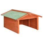 Vidaxl garage de tondeuse à gazon 72x87x50 cm bois de sapin solide Vidaxl garage de tondeuse à gazon 72x87x50 cm bois de sapin solide