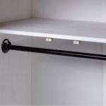 Vidaxl garde - robe 3 portes blanc 118x50x171, 5cm pin assortiment panama
