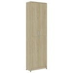 Vidaxl garde - robe de couloir chne sonoma 55x25x189 cm agglomr