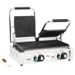 Vidaxl gril de panini à double rainure 3600 w 57x30, 5x20 cm Vidaxl gril de panini à double rainure 3600 w 57x30, 5x20 cm