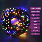 Vidaxl guirlande lumineuse 400 led 40 m 8 effets lumineux