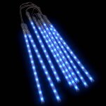 Vidaxl guirlandes lumineuses 8 pcs 30 cm 192 led bleues int / ext