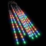 Vidaxl guirlandes lumineuses 8 pcs 30 cm 192 led colores int / ext
