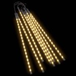 Vidaxl guirlandes lumineuses 8 pcs 50 cm blanc chaud 288 led int / ext