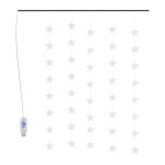 Vidaxl guirlande lumineuse  toiles led 200led blanc chaud 8fonctions