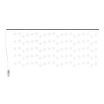 Vidaxl guirlande lumineuse  toiles led 500 led bleu 8 fonctions