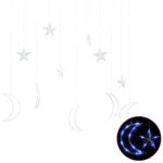 Vidaxl guirlande lumineuse �toile et lune avec t�l�commande 138 led
