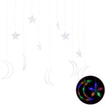 Vidaxl guirlande lumineuse toile et lune avec tlcommande 138 led