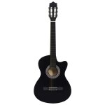 Vidaxl guitare acoustique pan coupé western 6 cordes noir 38 Vidaxl guitare acoustique pan coupé western 6 cordes noir 38