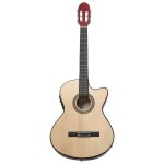Vidaxl guitare acoustique  pan coup western et galiseur et 6 cordes