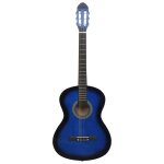 Vidaxl guitare classique pour débutants bleu 4 / 4 39 tilleul Vidaxl guitare classique pour débutants bleu 4 / 4 39 tilleul