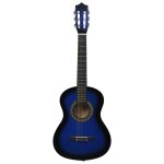 Vidaxl guitare classique de débutants et enfants bleu 1 / 2 34 Vidaxl guitare classique de débutants et enfants bleu 1 / 2 34