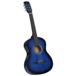 Vidaxl guitare classique avec sac pour d�butants bleu 3 / 4 36