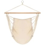 Vidaxl hamac couleur crme 185 x 125 cm