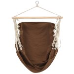 Vidaxl hamac couleur marron 185 x 125 cm