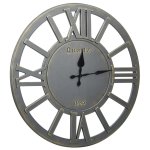 Vidaxl horloge murale gris 60 cm mdf Vidaxl horloge murale gris 60 cm mdf