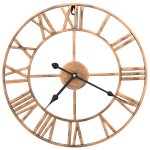 Vidaxl horloge murale mtal 40 cm dor