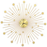 Vidaxl horloge murale mtal 70 cm dor