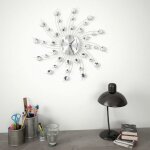 Vidaxl horloge murale avec mouvement  quartz design moderne 50 cm