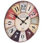 Vidaxl horloge murale vintage colore 30 cm