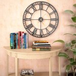 Vidaxl horloge murale vintage avec mouvement à quartz métal 60 cm xxl Vidaxl horloge murale vintage avec mouvement à quartz métal 60 cm xxl
