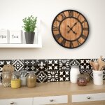 Vidaxl horloge murale vintage à quartz bois et métal 60 cm xxl Vidaxl horloge murale vintage à quartz bois et métal 60 cm xxl