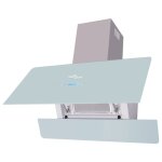 Vidaxl hotte avec cran tactile blanc 900 mm