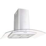 Vidaxl hotte murale 90 cm acier inoxydable 756 m / h led