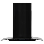 Vidaxl hotte murale acier inoxydable 756 m / h 60 cm noir