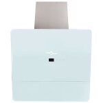 Vidaxl hotte verre tremp blanc 600 mm
