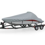 Vidaxl housse de bateau gris 530x213 cm