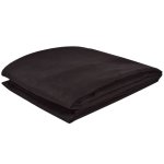 Vidaxl housse de canap micro - sude marron 140x210 cm